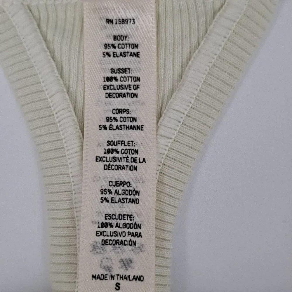 2 pair SKIMS ribbed thongs NWT‎